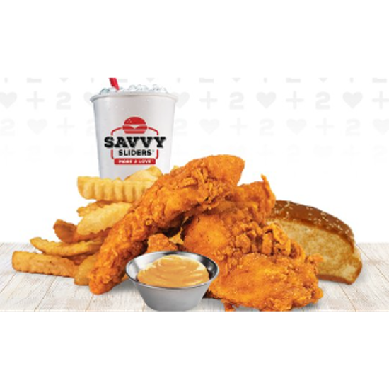 3 Piece Chicken Fingers Combo Box