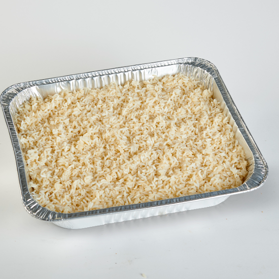 White Rice Tray