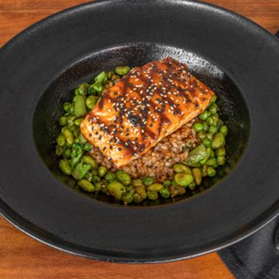 Grilled Salmon Zen Bowl