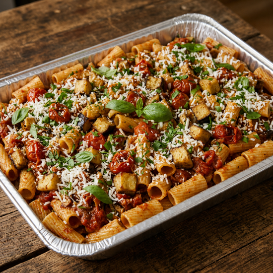 Rigatoni alla Norma (V)