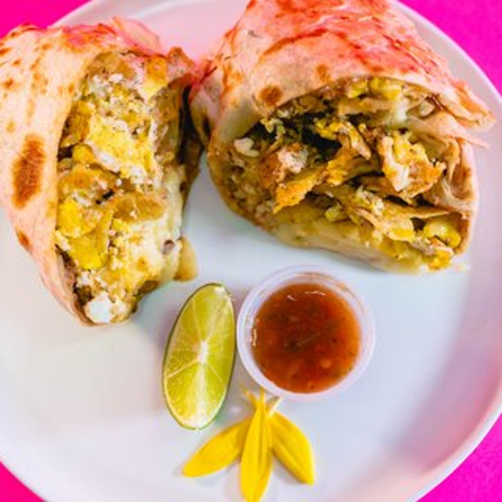 Migas Egg & Cheese Breakfast Burrito