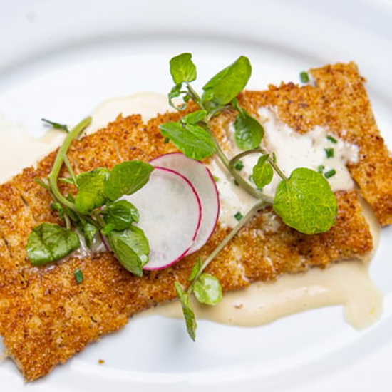 Pistachio Crusted Calamari