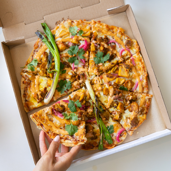 Chipotle BBQ Chicken Pizza