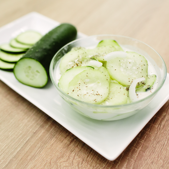 Sweet Vinaigrette Cucumbers