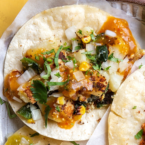 Vegan Potato Tacos