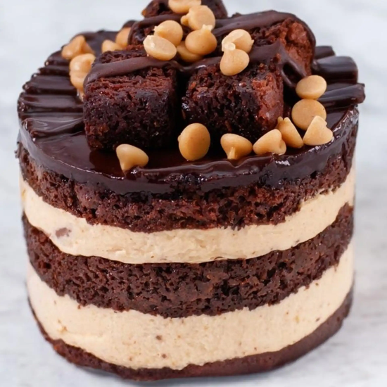 Peanut Butter Explosion Cake