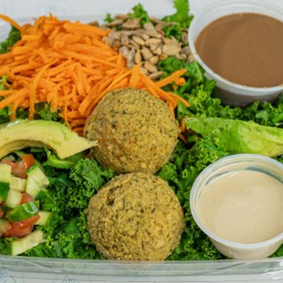 Kale Falafel Salad