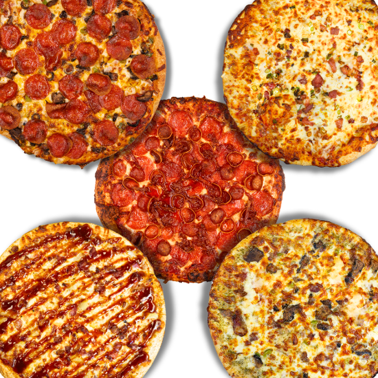 5 signature pizza package