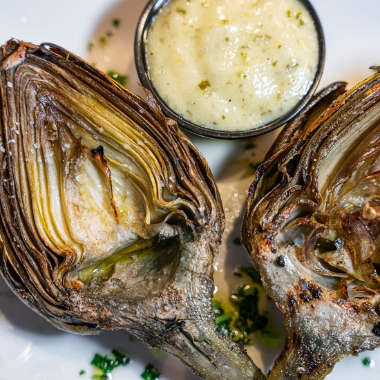 Grilled Artichoke Appetizer