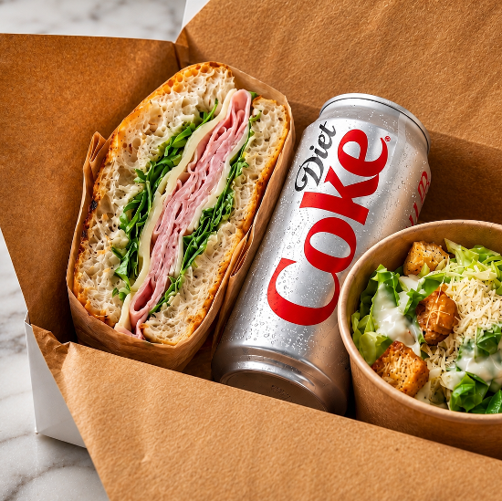 Prosciutto Cotto e Emmenthal Focaccia Lunch Box