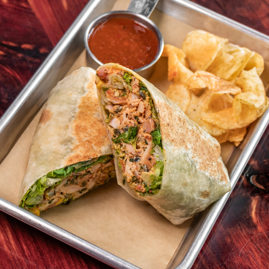 Smoked Chicken Salad Wrap