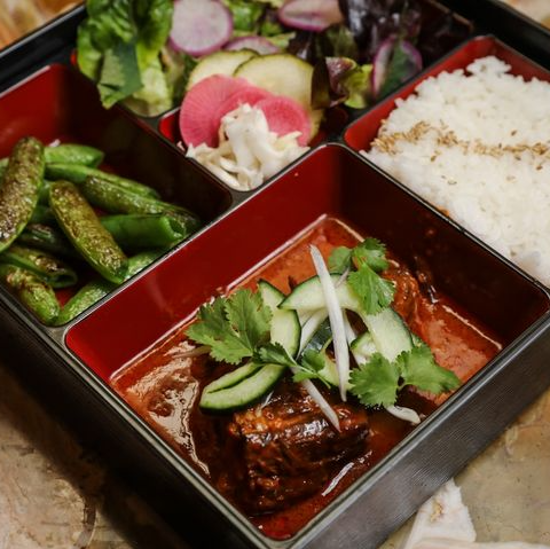 Short Rib Rendang Bento Box