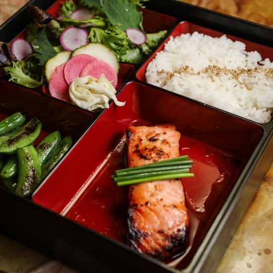 Scottish Salmon Bento Box