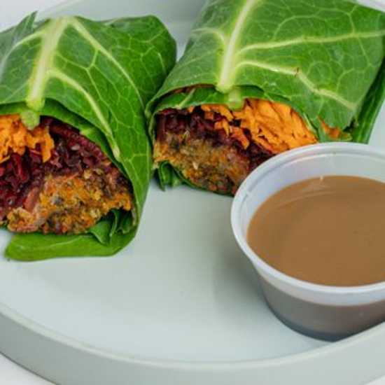 Collard Veggie Wrap