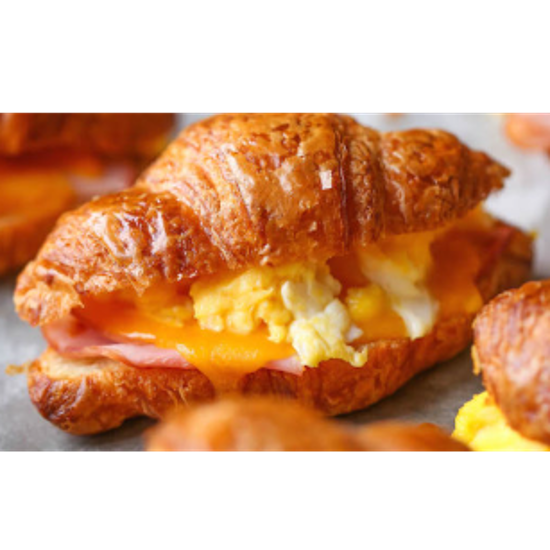 Egg & Ham Croissant Sandwich