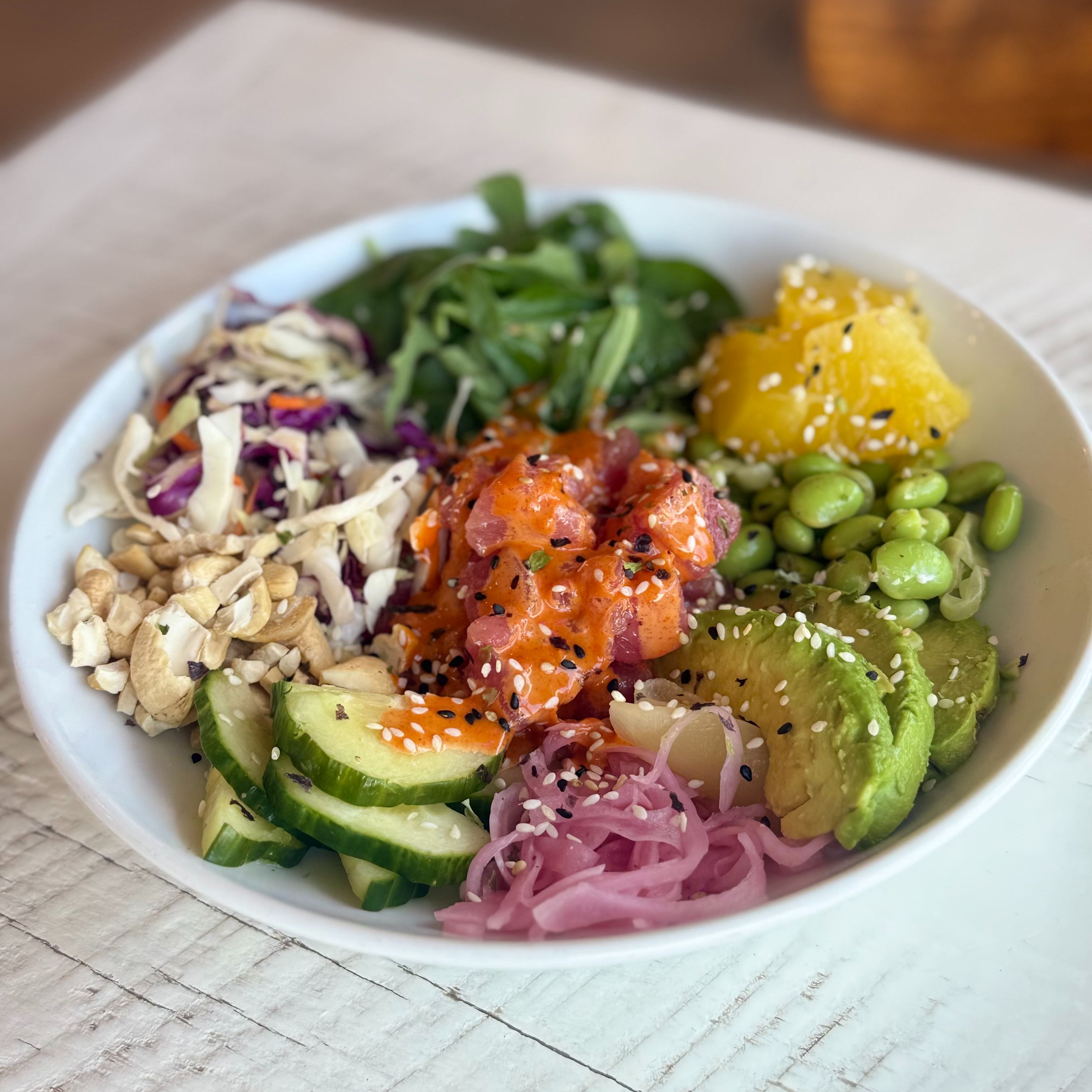 Sesame Crunch Poke Bowl