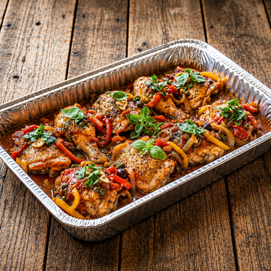 Pollo alla Cacciatora (GF, DF)