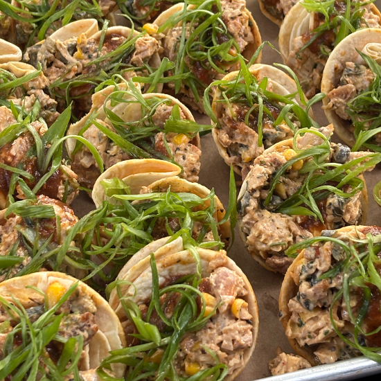 Smoked Chicken Salad Cups