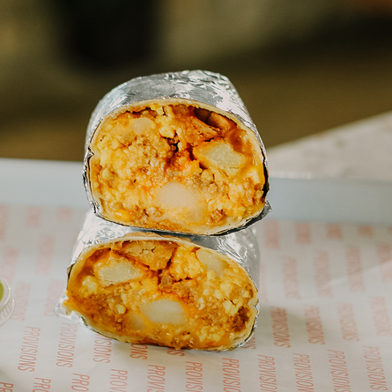 Chorizo Breakfast Burritos