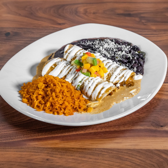 MUSHROOM ENCHILADAS