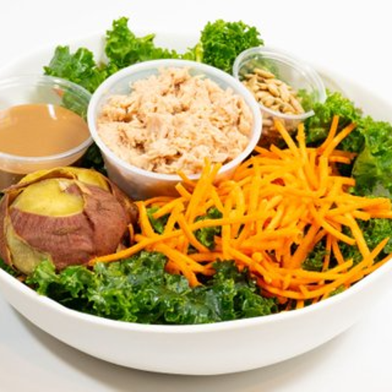 Kale Tuna Chopped Salad