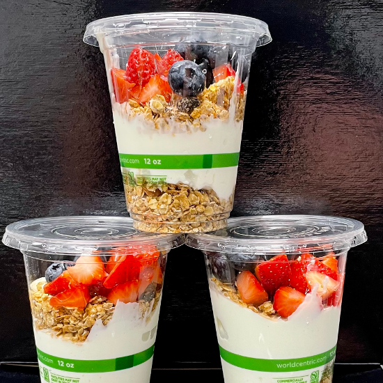 Individual Greek Yogurt Parfait