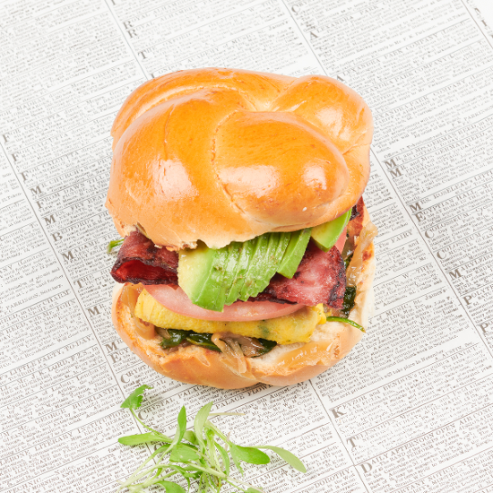 Challah Breakfast Sandwich
