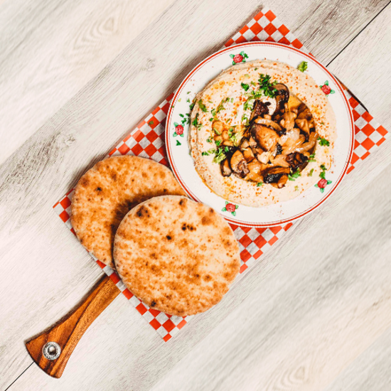 Mushroom Hummus Bowl