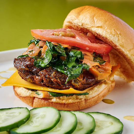Homemade Veggie Burger