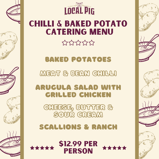 Baked Potatoes & Chili