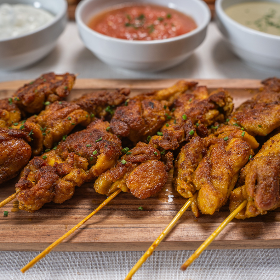 Mini Grilled Marinated Chicken Shashlik