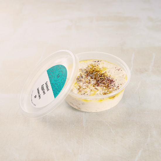 Smoked Eggplant with Labneh