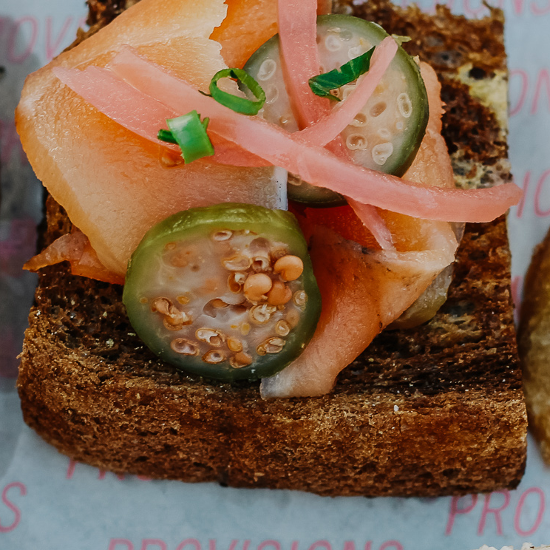 Smoked Salmon Toast