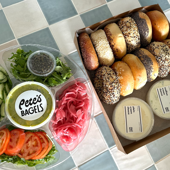 Bagels, Veggies & Spreads