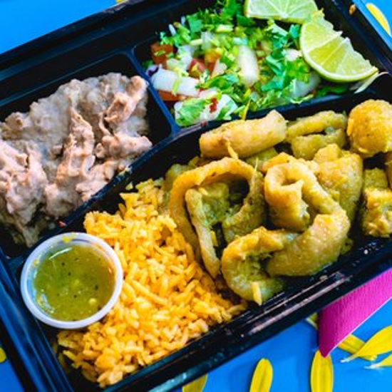 Pork Rind in Green Sauce Mexican Rice Bowl