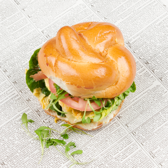 Smoked Salmon & Egg Sandwich