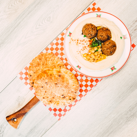 Sinia Kebab Hummus Bowl