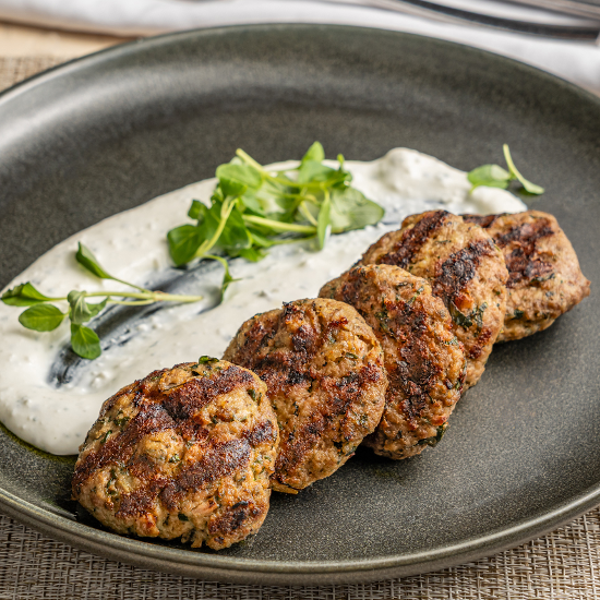 Mini Greek Meatballs (keftedes)