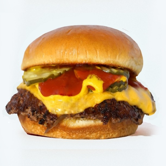 Box of 10 The #9 Premium N.Y. Beef Cheeseburgers