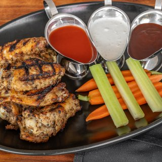 Flame-Grilled Chicken Wings