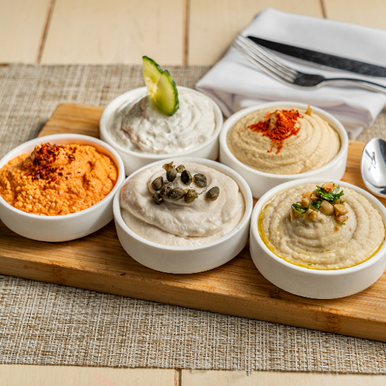 Greek Spreads & Pita