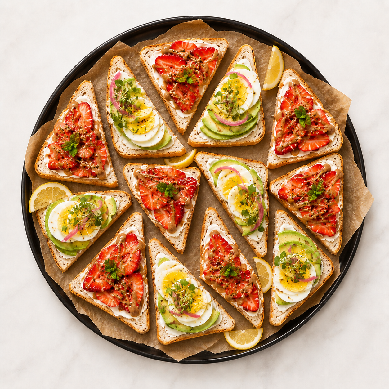 Breakfast Toast Platter