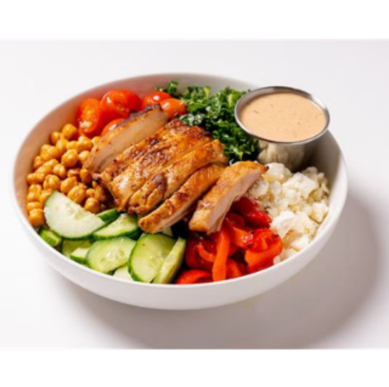 Chickpea Chicken Bowl
