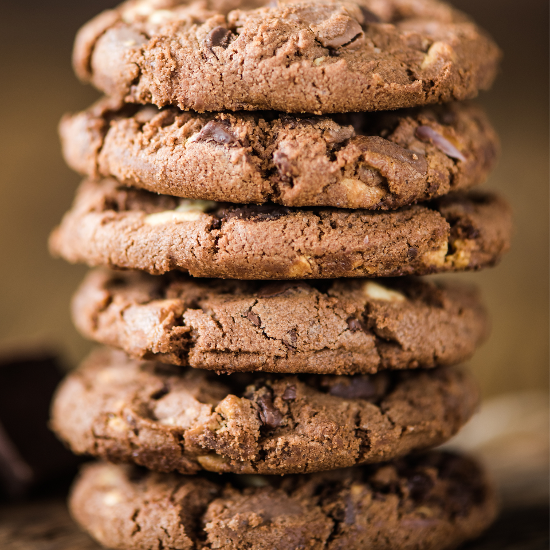 Triple Chocolate Cookies