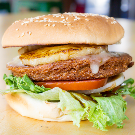 Veggie Hawaiian Burger