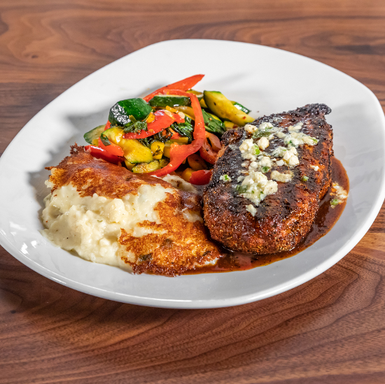 NY STRIP WITH GORGONZOLA