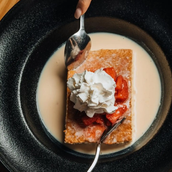 Strawberry Shortcake Tres Leches