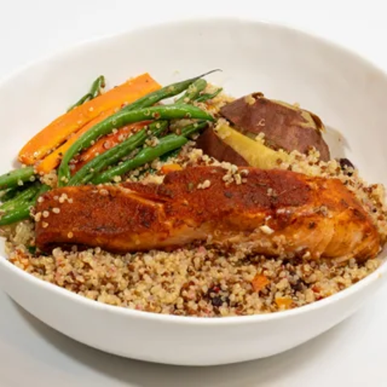 Warm Salmon Bowl