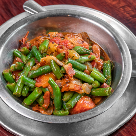 Smoked Green Beans & Veggies (V)