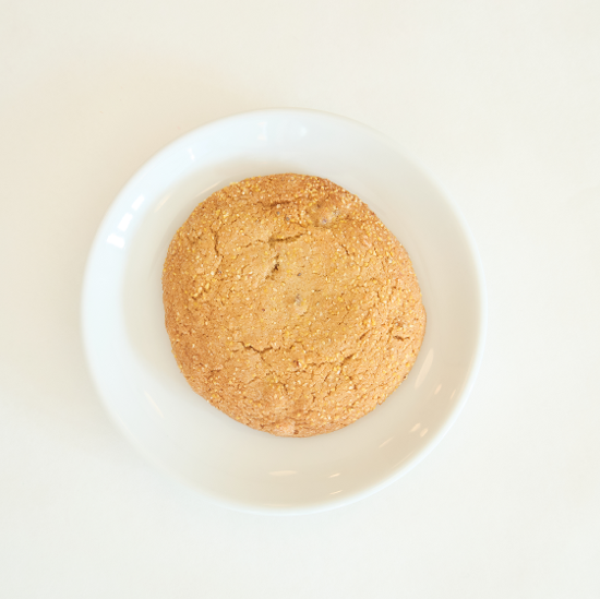 Salted Grapefruit Cornmeal Cookie (v)